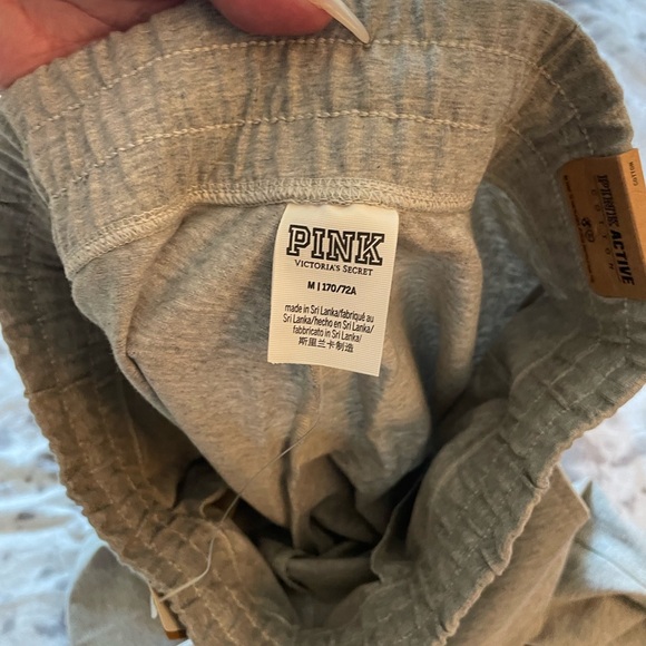 VS PINK NWT GRAY HIGH WAIST JOGGERS - Picture 8 of 8